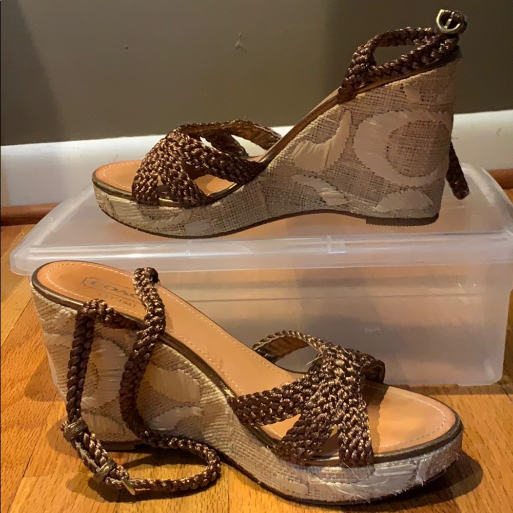 Authentic Coach Wedges
